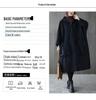 2338 Women's Plus Size Artistic Casual Trench Coat - 2026 Spring New Arrival, Mid-Length, Long-Sleeved Outerwear