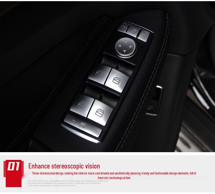 Mercedes E/C-Class GLK/CLA/GLA/ML/GLE Interior Window Switch Button Sticker