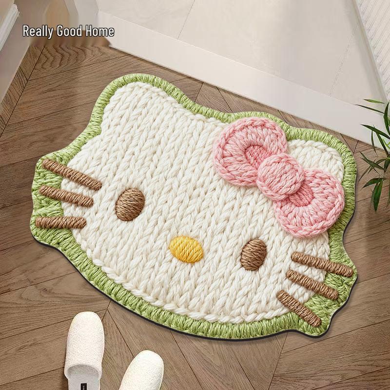 Alien Cartoon Diatom Mud Floor Mat: Stain-Resistant, Wear-Resistant, Water-Absorbent, Easy-to-Clean for Household or Toilet Use. 40x60cm [New Diatom Mud]
