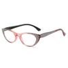 Shiny Rhinestones Cat Eye Anti-Blue Light Reading Glasses Eye Protection Men Women Elegant Comfortable Eyeglasses +100~+400