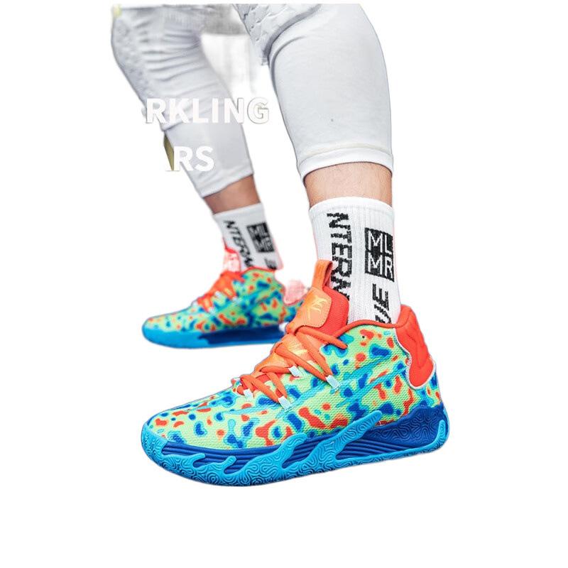 Campus-Sportspiel Basketballschuhe Kinder verschleißfest kleine Größe La Melo Ball 3. Generation Sneaker Studenten tatsächlicher Kampf Rebound