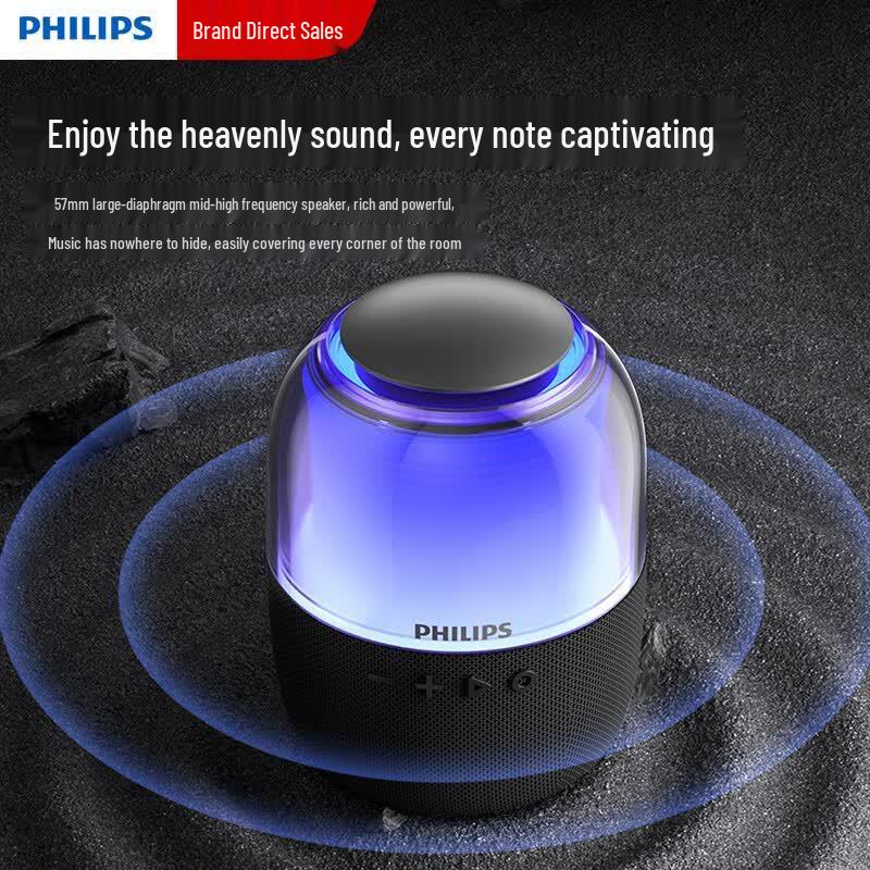 Philips S2108 Portable Bluetooth Speaker with Ambient Light (CN Version)