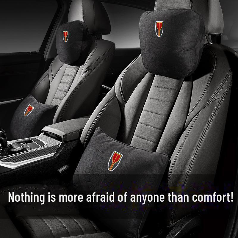 Car Headrest and Lumbar Support Pillow for Hongqi and Maybach