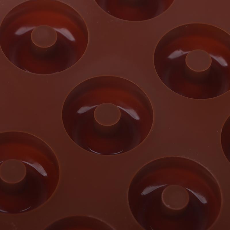 15 Hole Mini Cake Silicone Donuts Molds Diy Baking Pastry Cookie Chocolate Mold Muffin Cake Mould Dessert Handmade Kitchen Tools