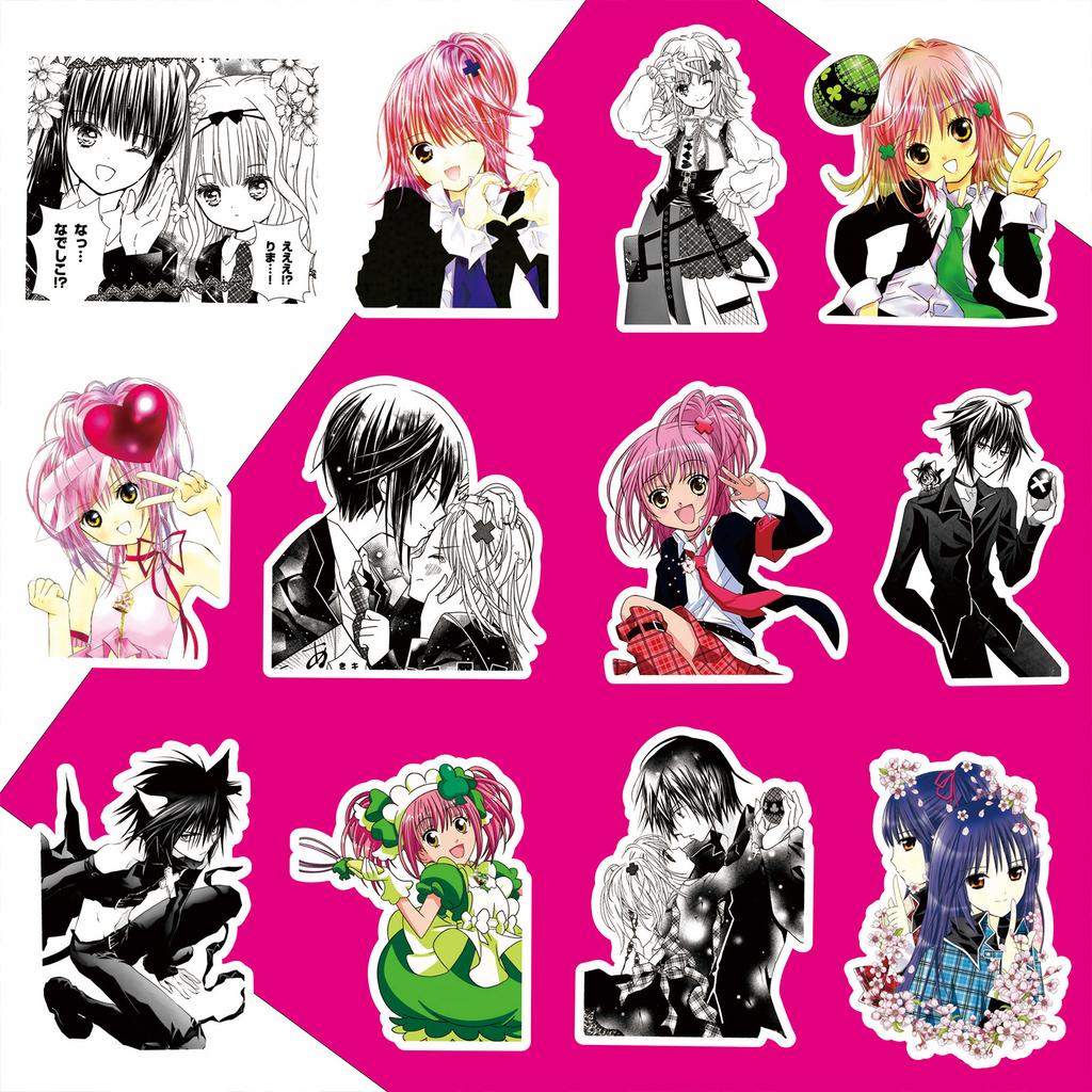 82Pcs Shugo Chara! Stickers Anime Character Graffiti Diy Guitar Refrigerator Phone Laptop Suitcase Water Cup Skateboard