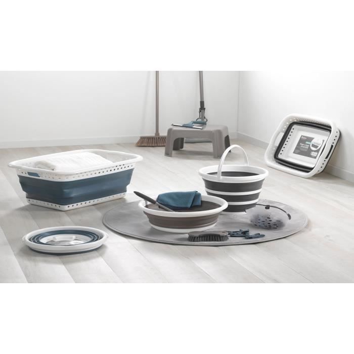 Bassine cuvette retractable taupe