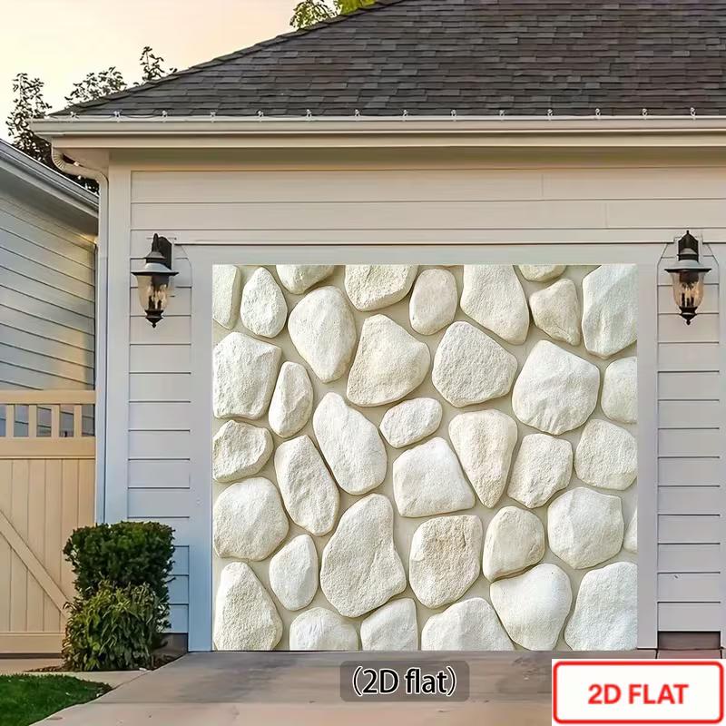 2D Textured White Stone Backdrop, Rustic Rock Wall Decoration Background
