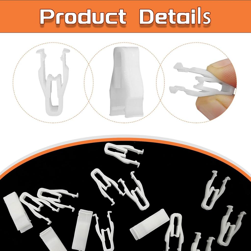 20PCS Switch Bezel Clip, Nylon Speaker Cover Clip Compatible with Scion iM Toyota Corolla 4Runner Camry Highlander Lexus GS350 GS450h LS460