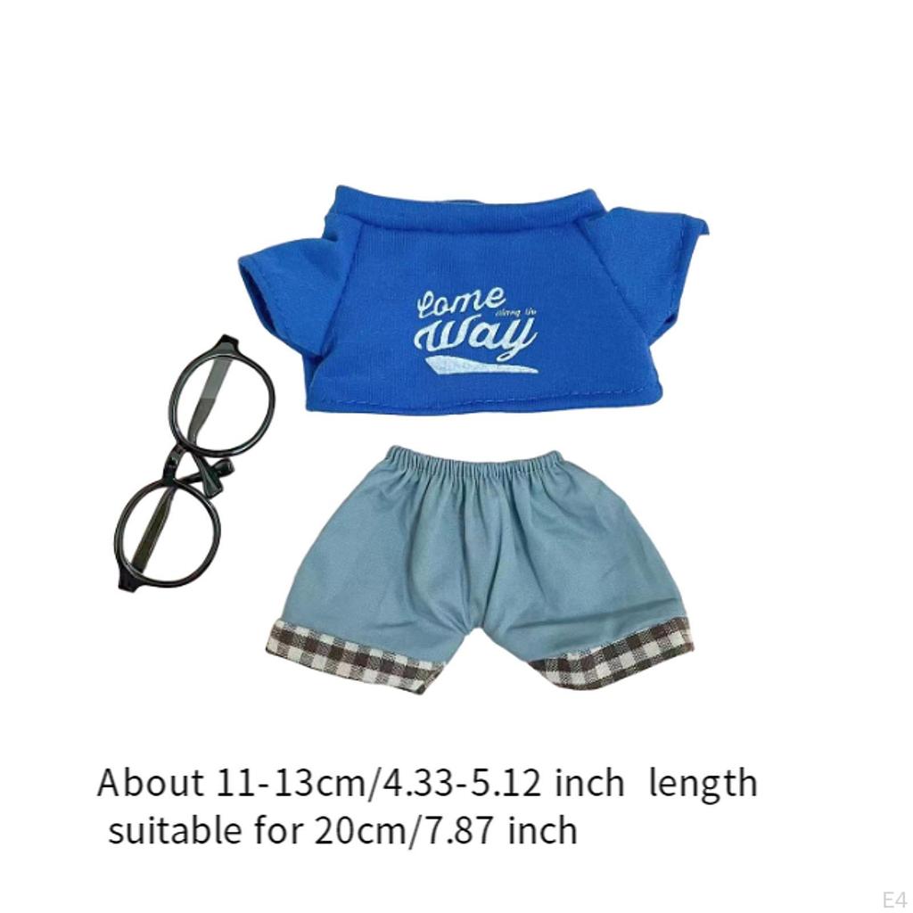 20cm Plush Doll Clothes Fashion, Accessories,Dress up DIY Comfortable Clothing