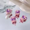 10Pcs Heart Snake Nail Charms Decorations Sparkling Vibrant Color Widely Used Decorative Manicure Ornaments Nail Art Decor