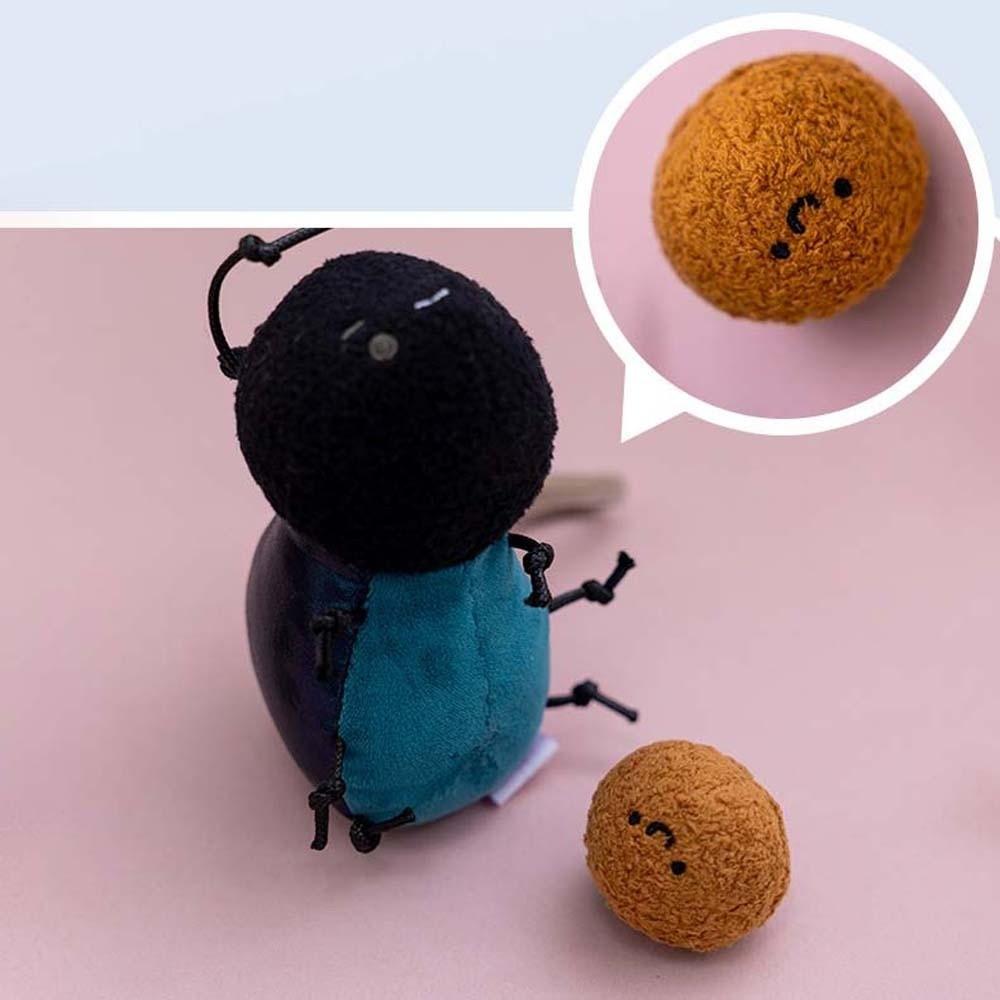 Cartoon Plüschinsekten Schlüsselanhänger Polyester Kakerlake Schlüsselanhänger Kreativer Motten Fliegen Anhänger Schüler