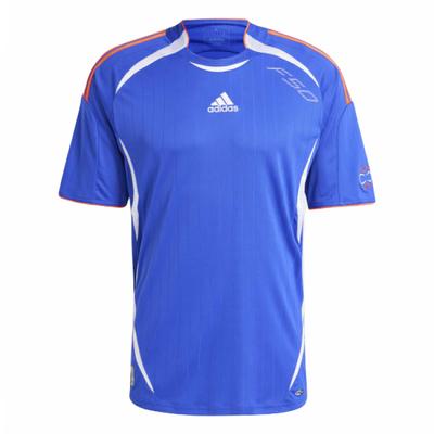 F50 Trikot Lässig Fußball Kurzarm T-Shirt Herren Oberteile Hellblau IY3827