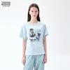 Teenie Weenie Bear Cartoon Letter Women's T-Shirt