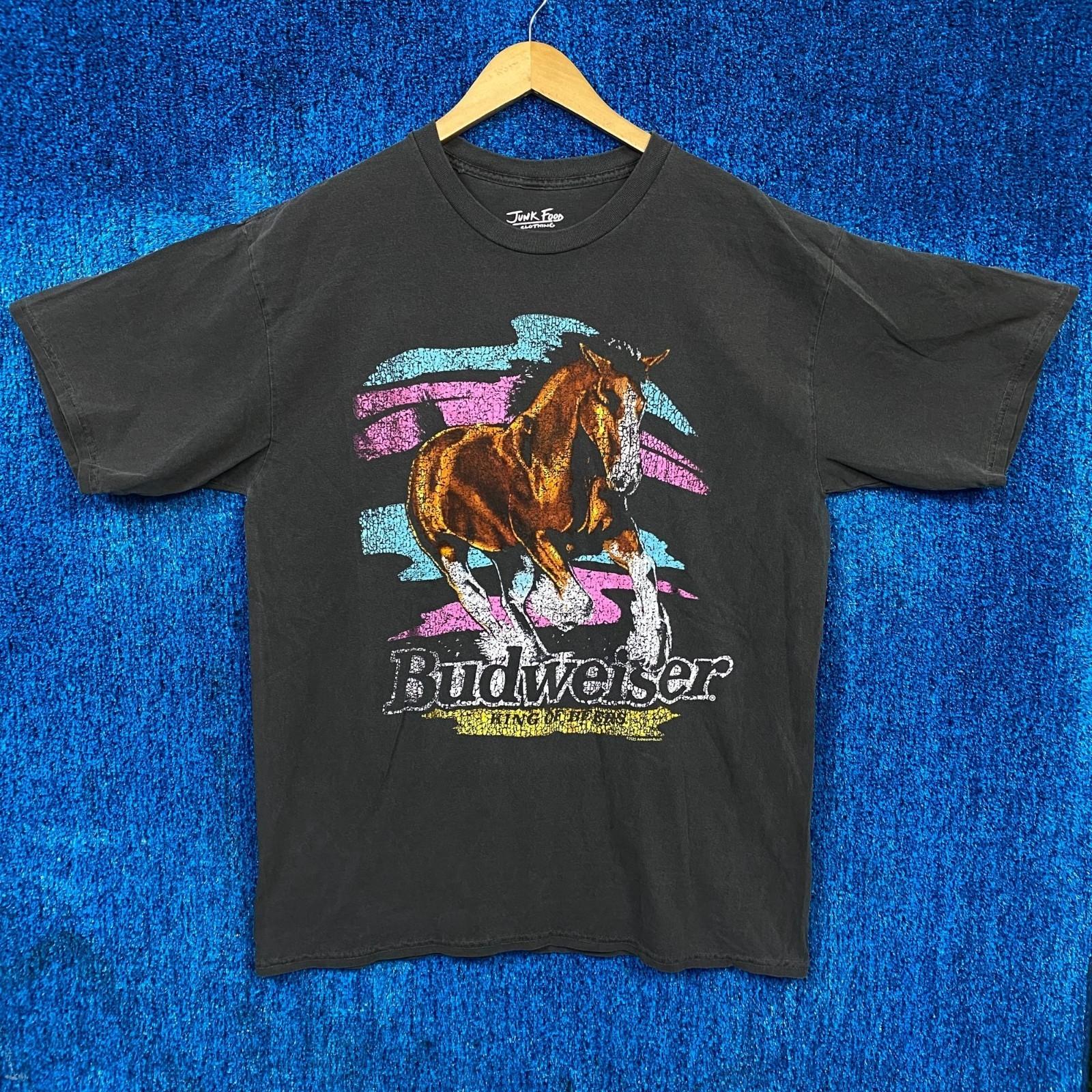 Junk Food x Budweiser “King of Beers” Graphic T-Shirt Size Large XXXL