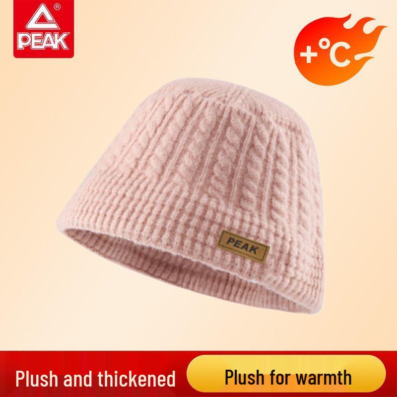 

PEAK Women s Face-Slimming Knit Bucket Hat - Warm, Stylish, Short Brim, Japanese & Korean Inspired for Autumn/Winter No Size
