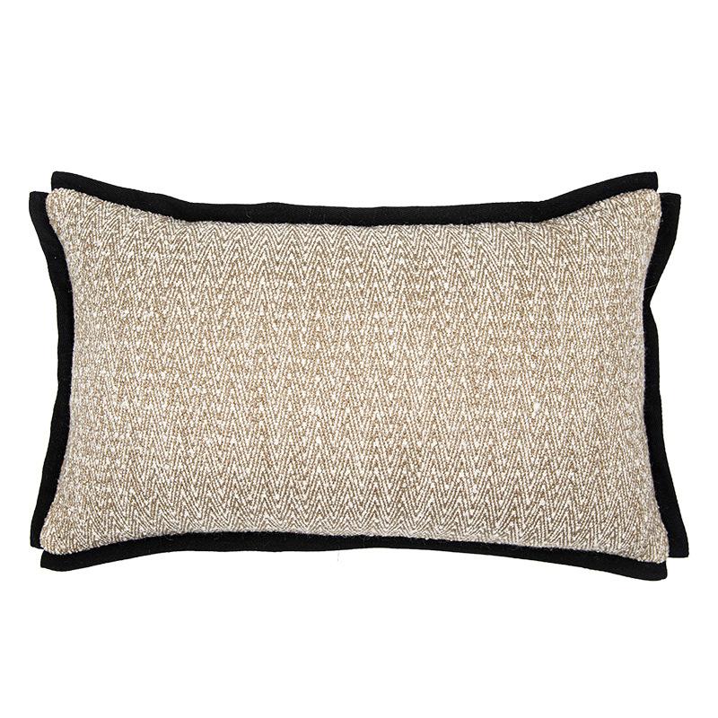 Geometric Wool-Blend Pillowcase for Living Room Sofa Cushion Cover A Stylish Comfort Indulgence