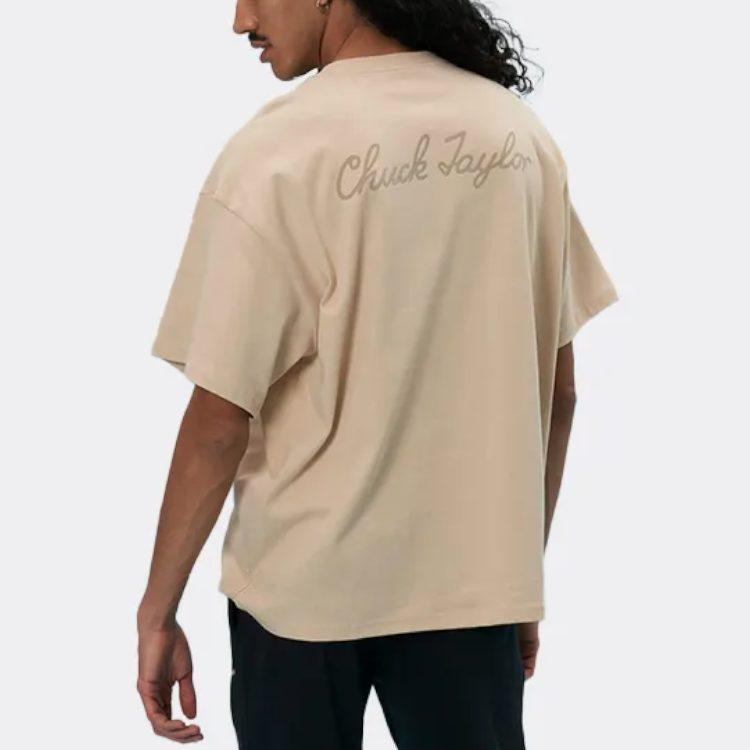 Converse SNEAKER PATCH T Shirt Unisex Khaki 10025397-A09