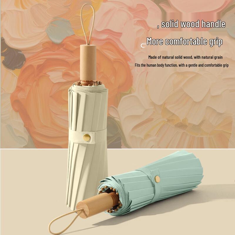 

Xuqing Vintage Oil Painting Sun & Rain Umbrella
