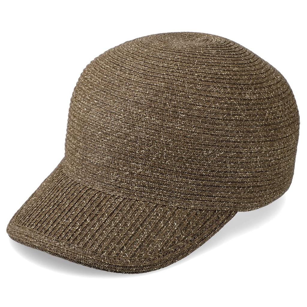 Basic Enchi Paper Braid Straw and Beige Cap, Hat, Men's Women's,