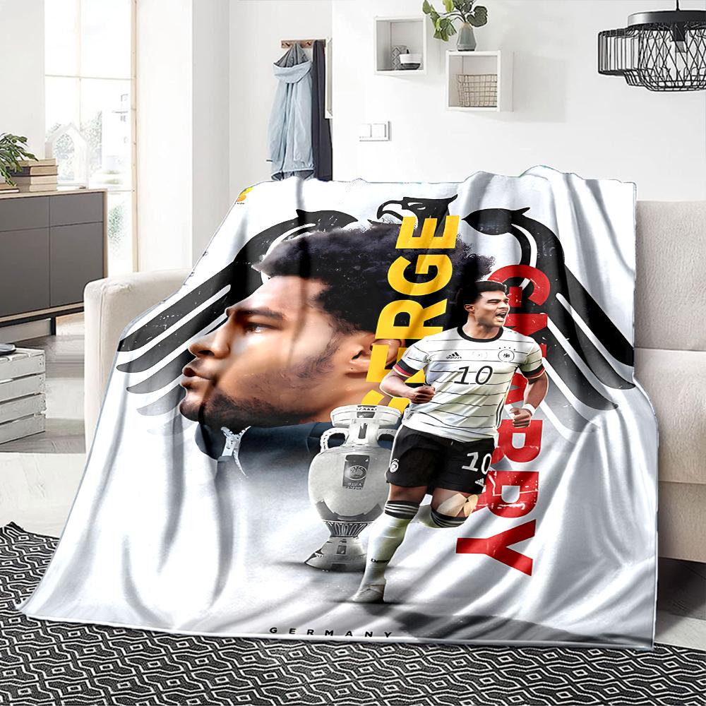 Soccer Celebration Moment Blankets Flannel Printed Breathable Warm Throw Blanket for Home Office Bedspreads 0708a70