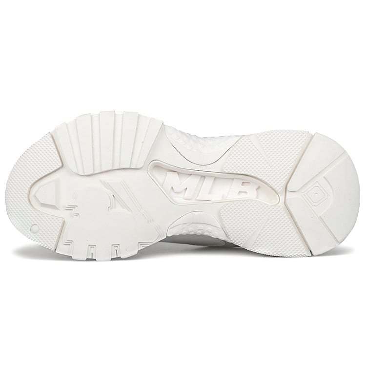 MLB Big Ball Chunky Shock Absorbers Slip Resistant Abrasion Resistant Low Top Chunky Sneakers Unisex White 3ASHCM11N-43BGD