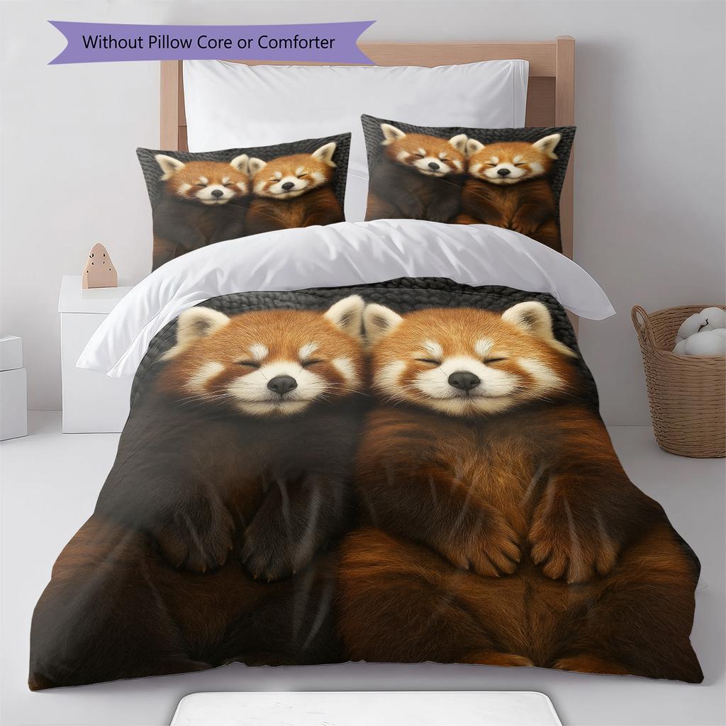 Cartoon Pattern Bedding Quilt Set Quilt Cover Pillowcase Home Decoration Birthday Gift (1 * Duvet Cover + 2 * Pillowcase, Without Core)