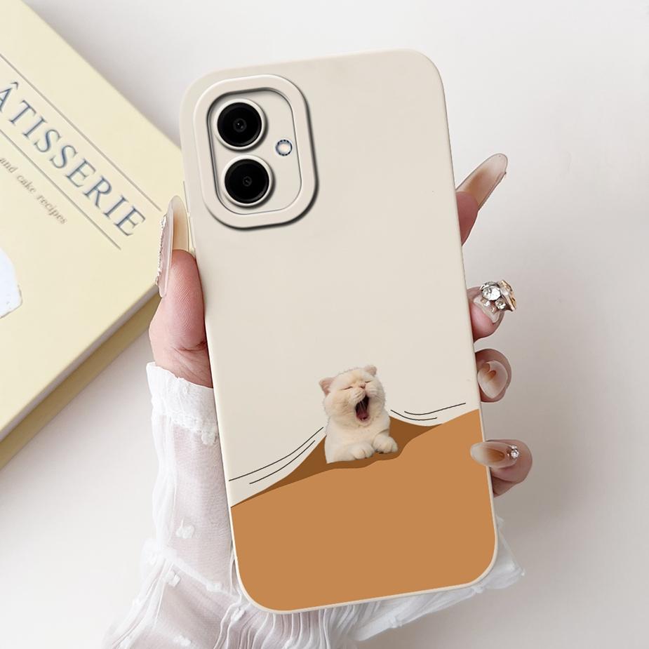 For Samsung Galaxy A06 Case SM-A065F Cute Panda Cartoon Cover Shockproof Phone Case For Samsung A06 A 06 GalaxyA06 4G Soft Shell