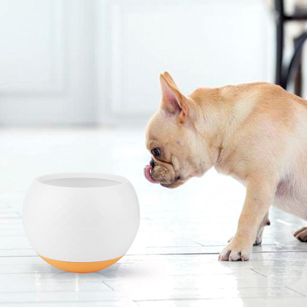 Hračka pro krmení mazlíčků Tumbler Malí psi Kočka Miska na pomalé jídlo Miska na vodu Potřeby pro mazlíčky Oranžová