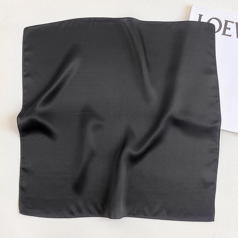 Neuer 100% Naturseide Schal Halstuch Foulard Damen Bandana Schals Frauen Hijab Schal Wickeltuch Quadratisches Kopftuch