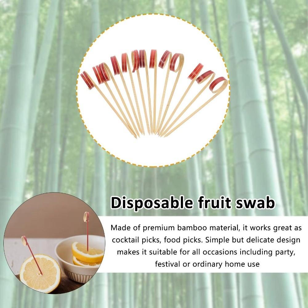 Disposable Bamboo Toothpick Picks Bamboo Knot Skewers Cocktail Toothpick Cocktail Party
