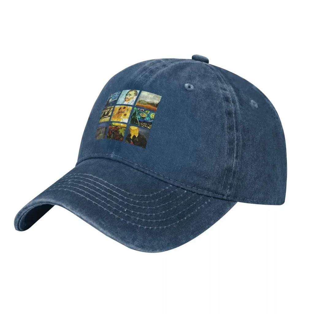 Van Gogh Works Sanskrit Summer Demin Trucker Hat Durable for All Seasons Mens Caps Baseball Cap For Men