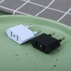 2Pcs Eu Adapter Travel Converter Adapter American China Us To Eu Plug Euro Plug Electrical Adapter Ac Electrical Socket