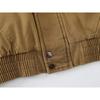 FORN3 Men's Winter Cotton Pilot Jacket with Stand Collar, American Retro Style, N1705