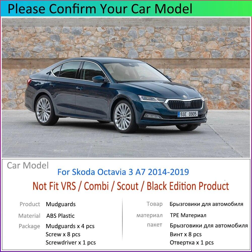 Apărător de noroi pentru Skoda Octavia 3 Sedan MK3 A7 5E 2014~ Apărător de noroi Apărător de noroi Apărător de noroi Apărător de noroi Apărătoare de noroi Accesorii auto
