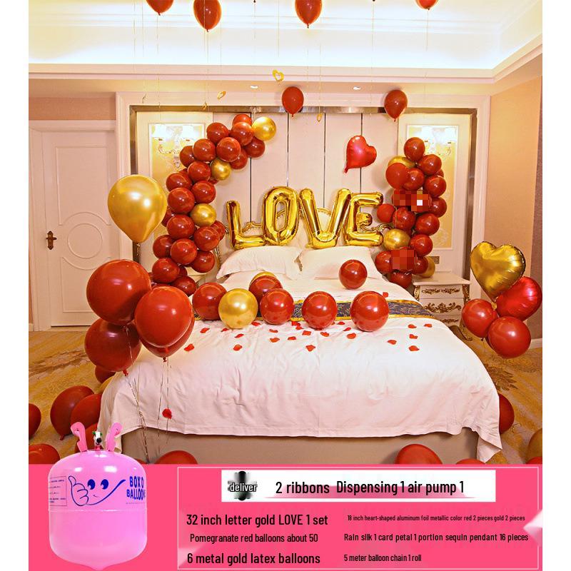 Small Helium Balloons with Hydrogen Inflator for Wedding and Birthday Decorations