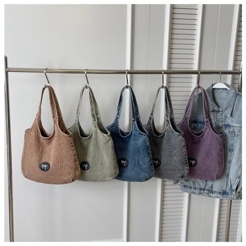 Casual and Versatile Denim Handbag for Women, 2025 New Fashionable and Stylish Large Handbag