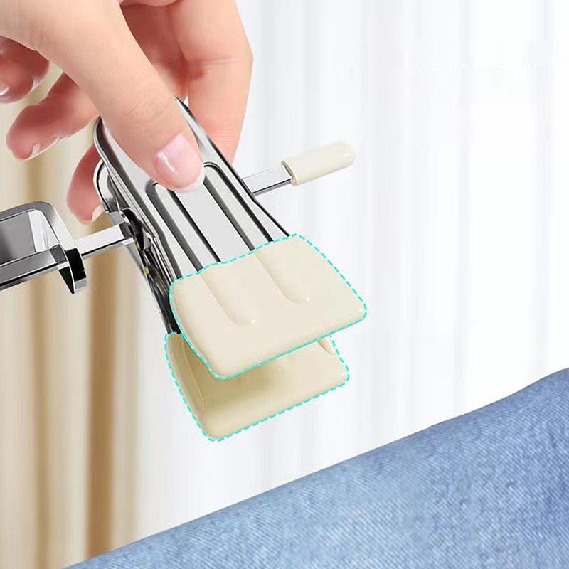 5-Pack Seamless Stainless Steel Trouser Rack Adjustable Stainless Steel Shoe Rack Trouser Rack Boots Hanger Portable