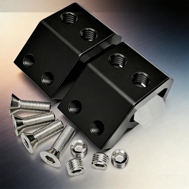 Heavy Duty Rail Brackets Holders Support Clamps with 8mm Threaded Holes for Reliable Mounting of Tool Easy Installation