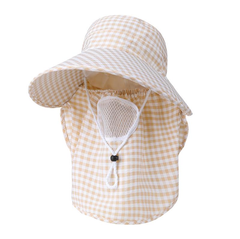 Tea picking hat female summer outdoor work full face dust protection neck cycling breathable mask big edge sun protection sun hat