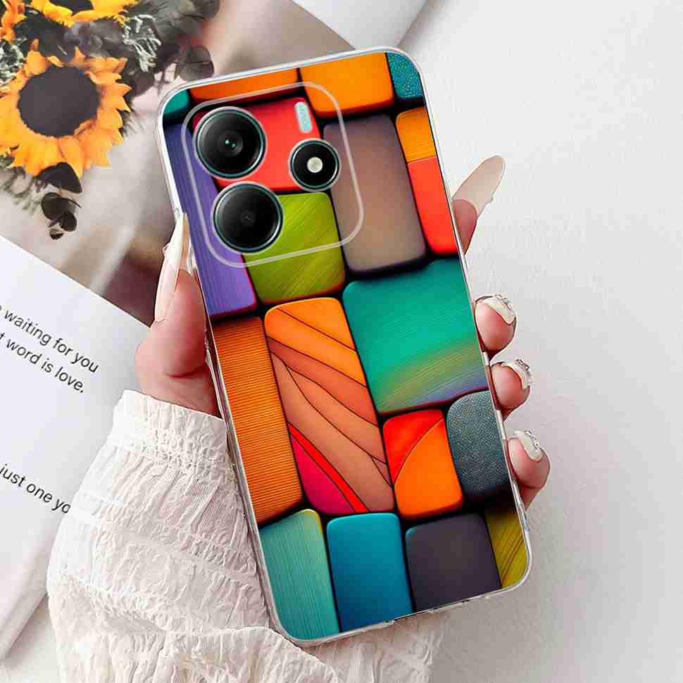 For Xiaomi Redmi Note 14 5G Case New Design Flowers Soft Silicone TPU Cover For Redmi Note 14Pro note14 Pro 5G 6.67" Bumper Bags