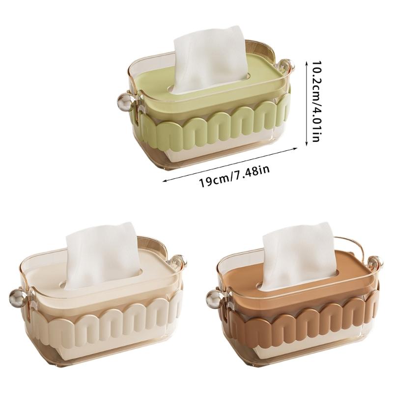 Versatile Tissue Storage Box Covers with Elegant Designs Home Accessory for Household Decoration Office and Car Storage