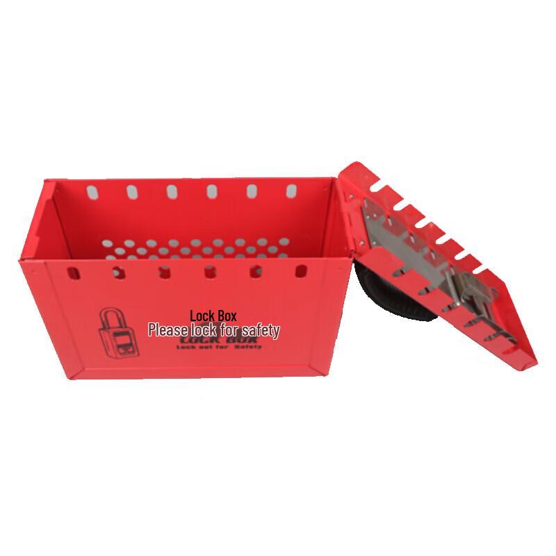 BOZZYS BD-X01 12-Hole Portable Lockout Tagout Box