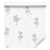Ballerinas Hearts and Stars Wallpaper for Living Room and Bedroom 50x1000