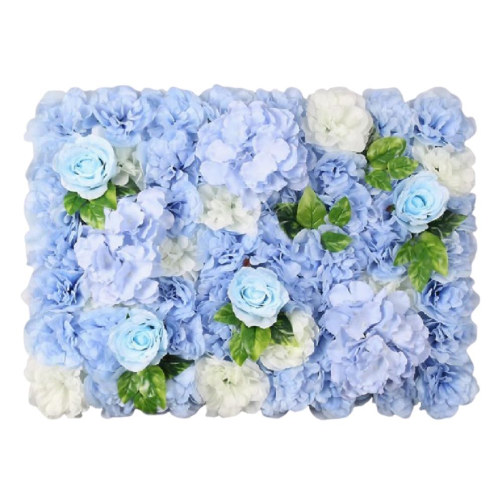 60X40cm Artificial Flower Wall Panels Handmade Silk Rose Flower Wall  Home Decor