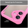 Armor Series For iPhone 16 Case PC+TPU Semi-Transparent Frosted Finish Protective Phone Cover