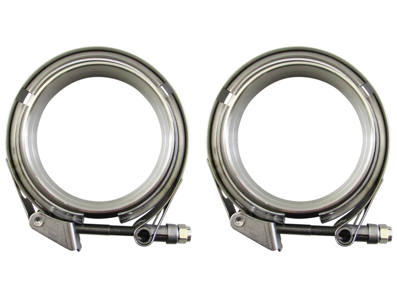 

BRIGHTZ Нержавеющая сталь Фланец глушителя V-образный хомут 102,3 мм, 106,3 мм, 102,3 мм, 106,3 мм [MUF-JOI-020-2PC]