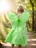 Tinkerbell Dress for Princess Dress Cosplay Wings Tiara Flower Kids Girls Gift [CQDY] Kids, (Fairy + + + Stick, etc.) 7-Piece Set, Fairy, Spirit,