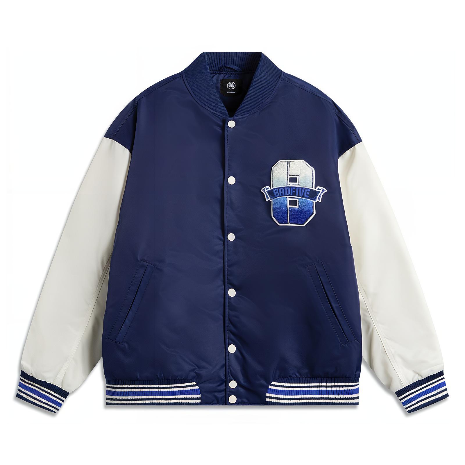 Li Ning Basketball Collection Puffer Jacket Men s Blue AJMV075-3 L