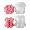 Silicone Moulds Snowflake Pillar Molds Ornament Molds Epoxy Resin Molds Plasters Molds for Candle Making 55KF