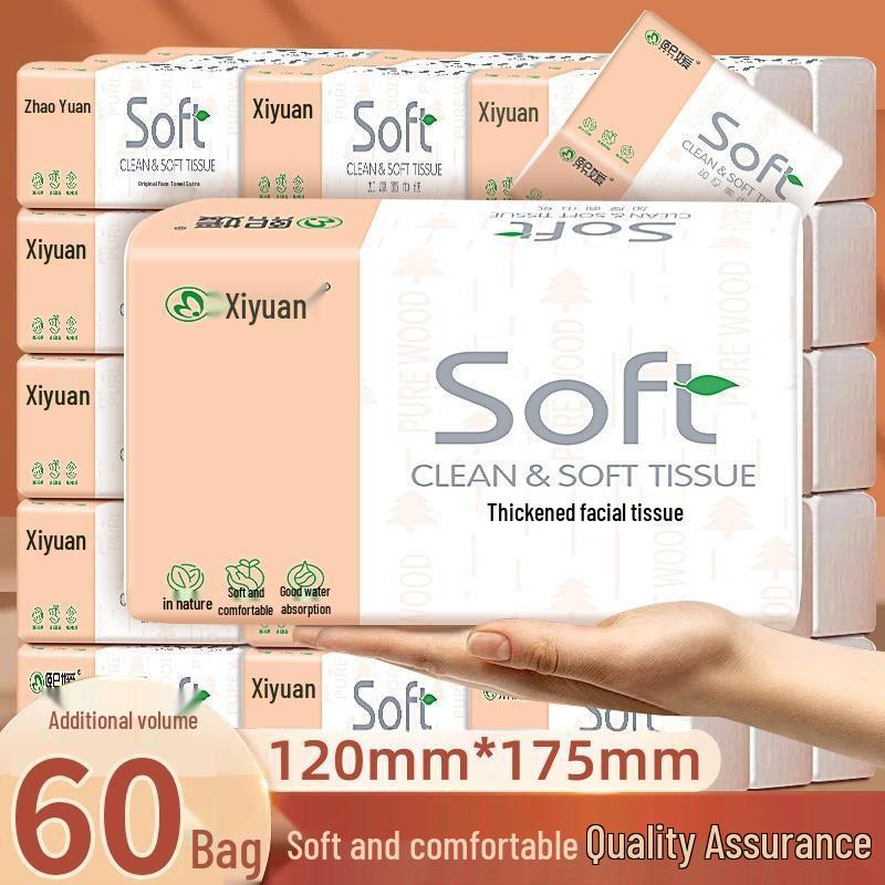 

Доступные Портативные Салфетки из Девственной Древесины: Туалетная бумага и бумажные полотенца для домашнего использования 1 pack [300 sheets/4 layers]